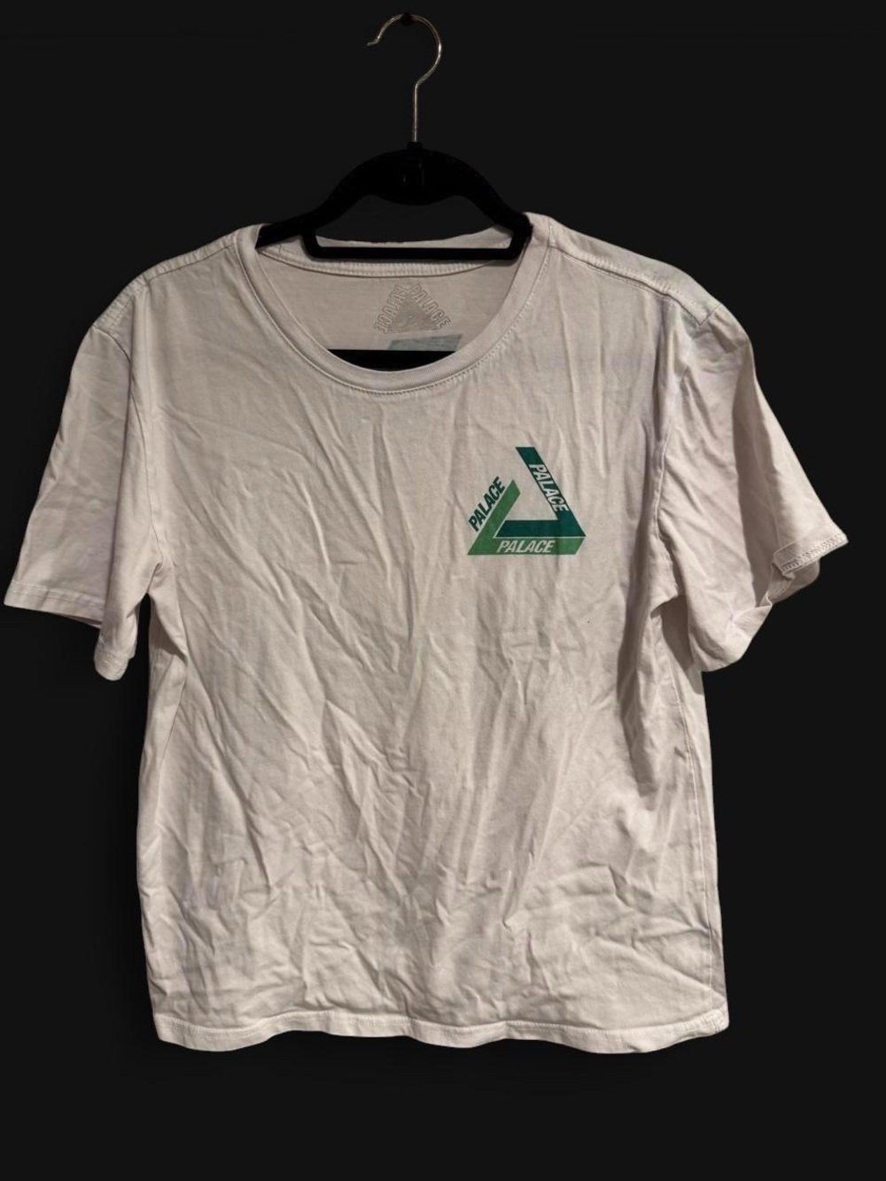 PALACE White and green graphic tshirt